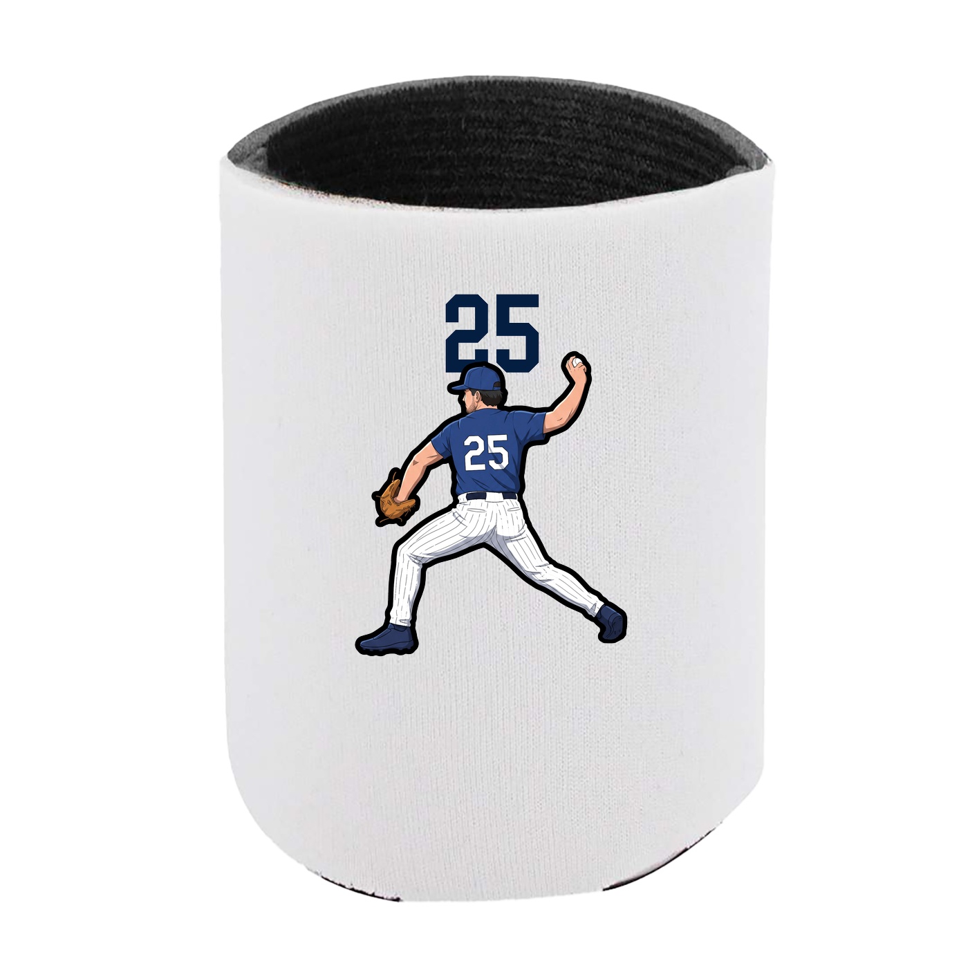 Can Holder — Number Top in White
