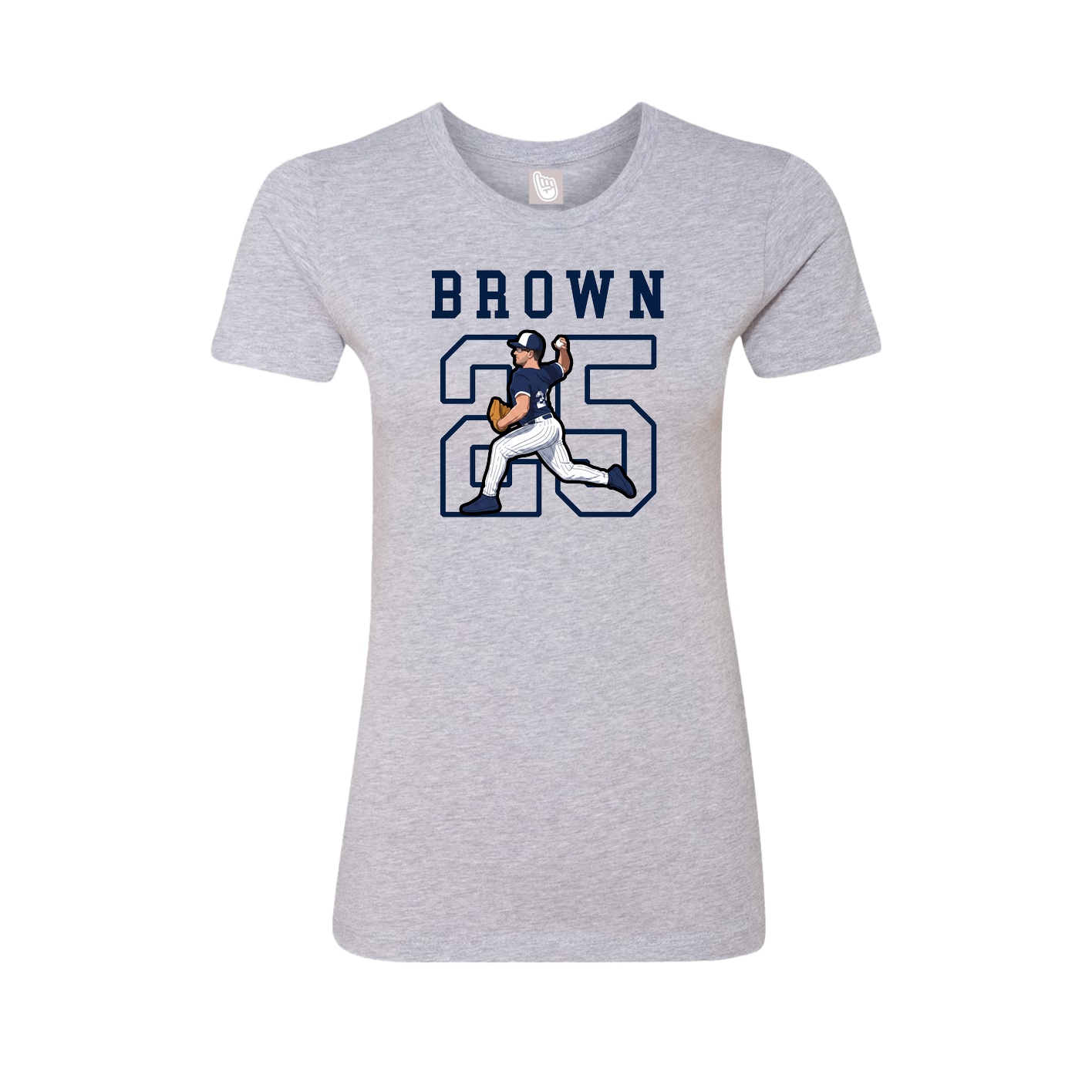 Fitted Women's Tee — Shirsey in Grey