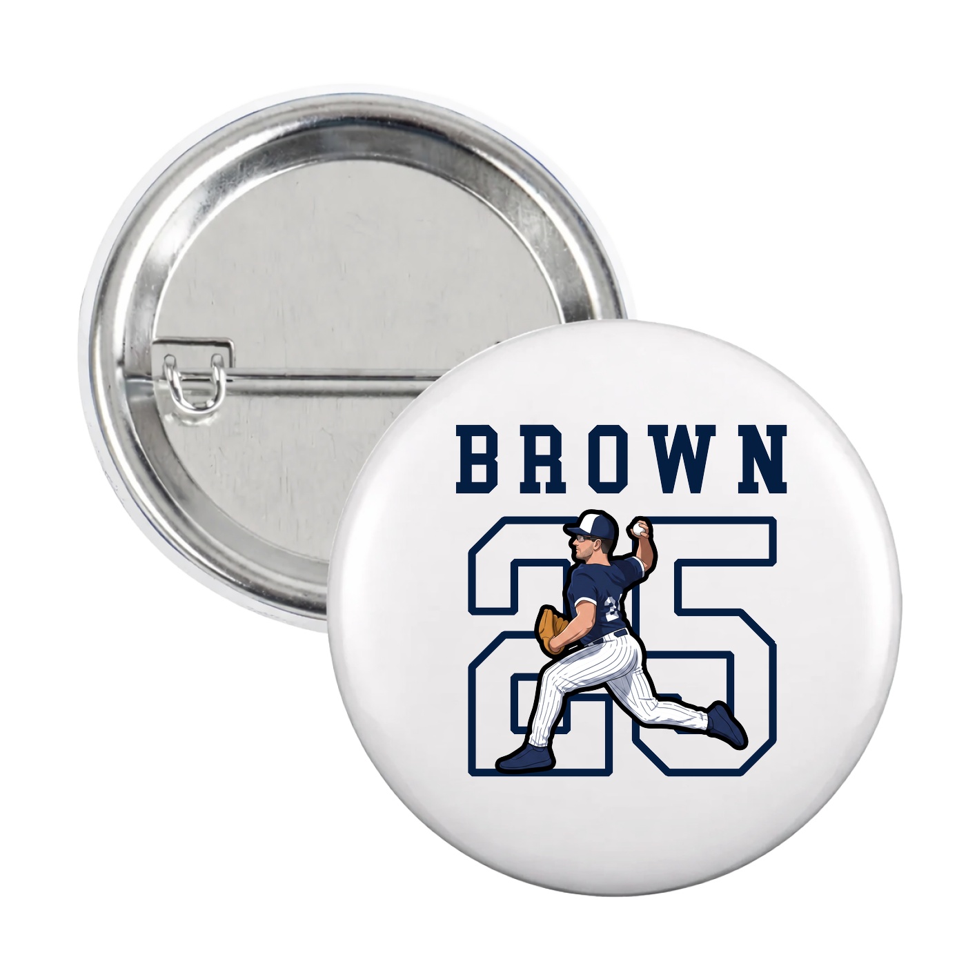 Game Day Button — Shirsey in White