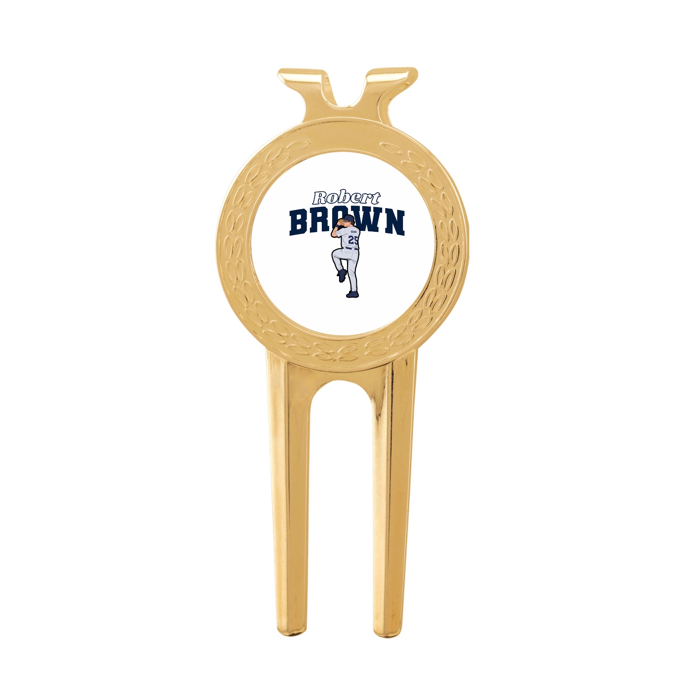 Divot Tool with Ball Marker — Name Arch in Classic