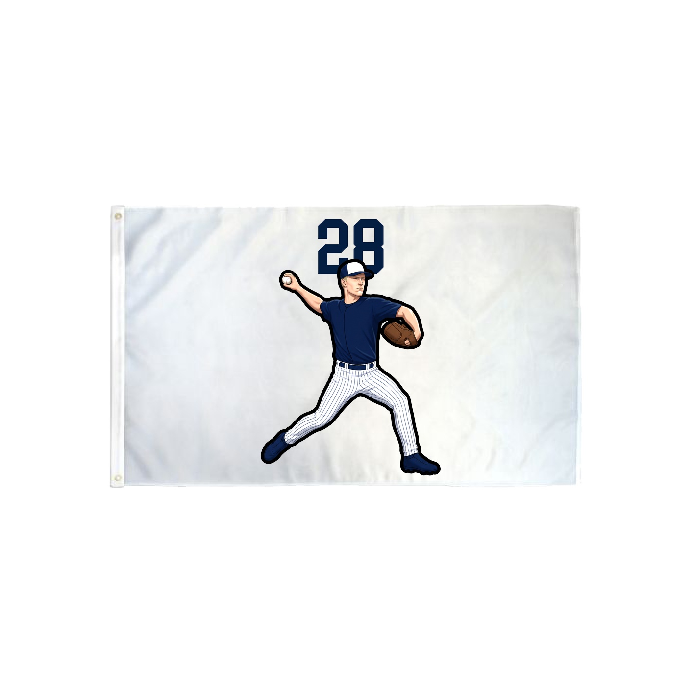 3x5 Flag — Number Top in Classic