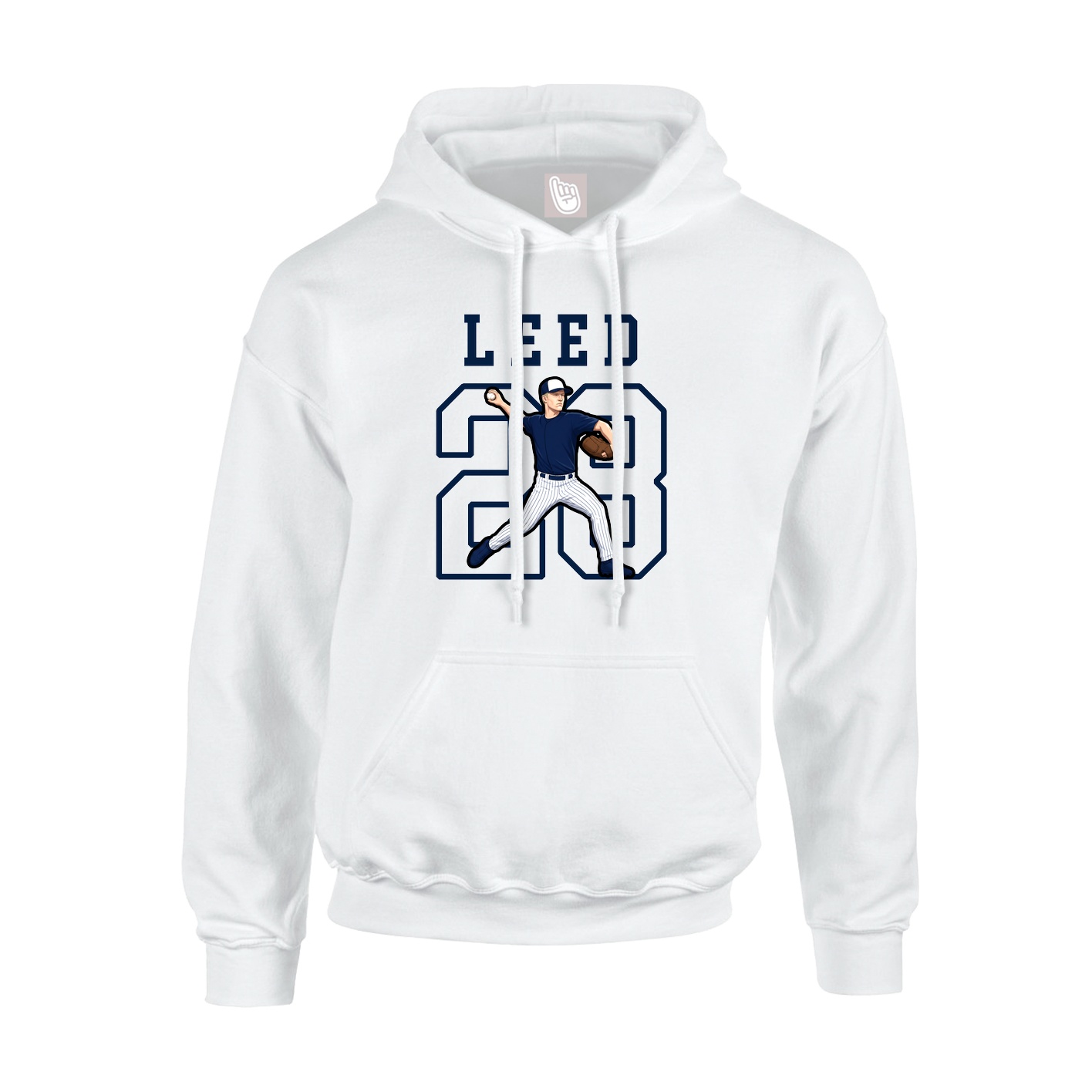 Hoodie — Shirsey in White