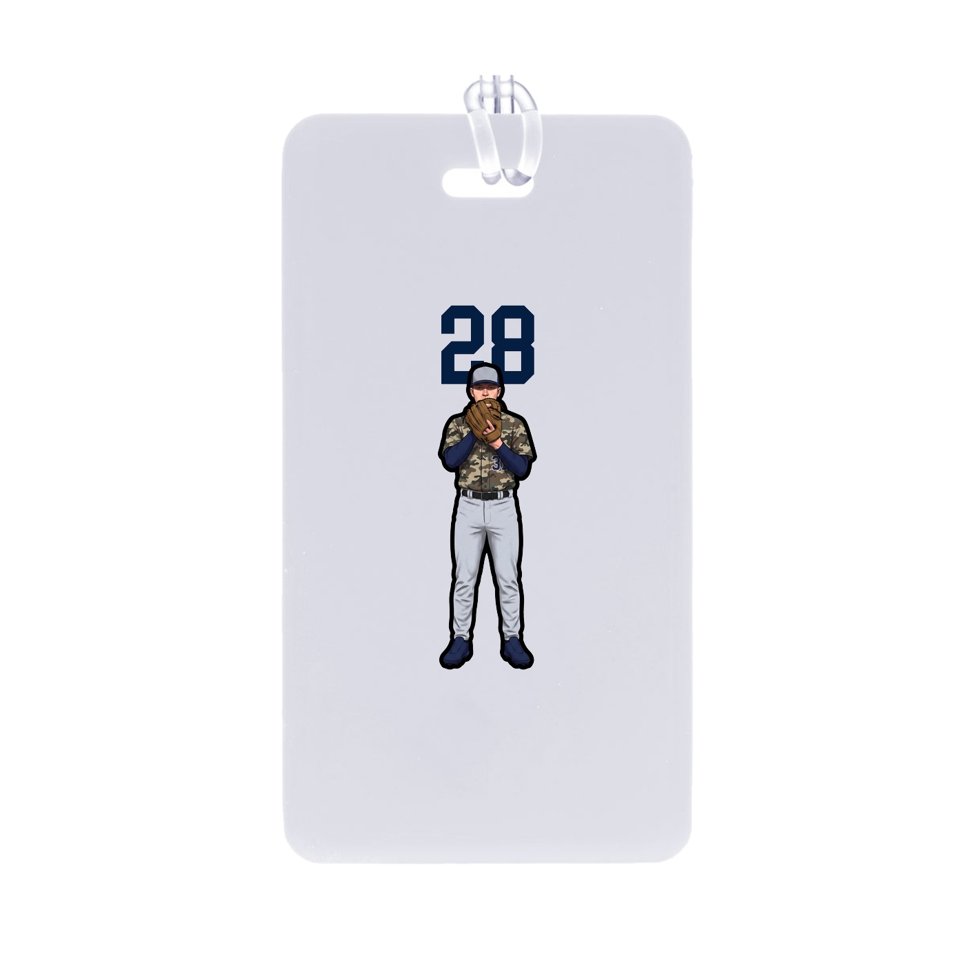 Bag Tag — Number Top in Classic