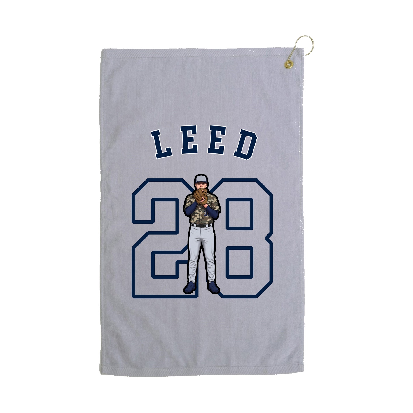Golf Towel — Shirsey Arch in Grey