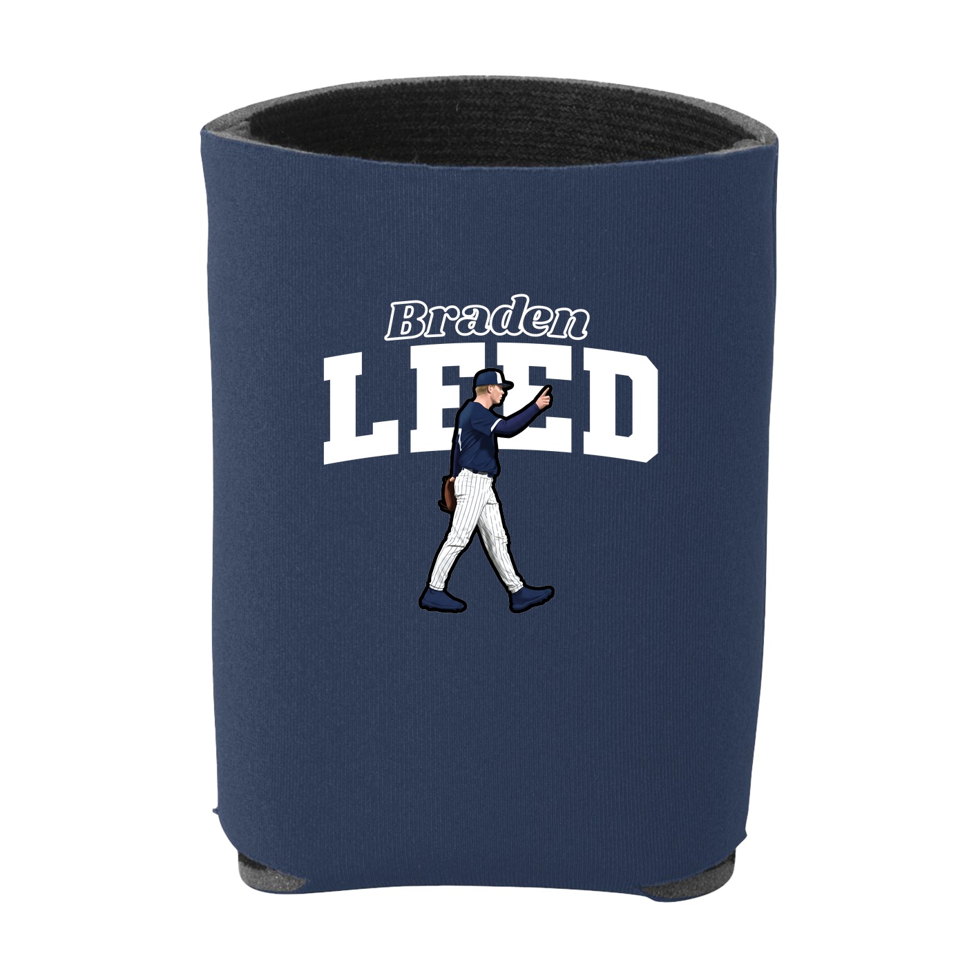 Can Holder — Name Arch in Navy