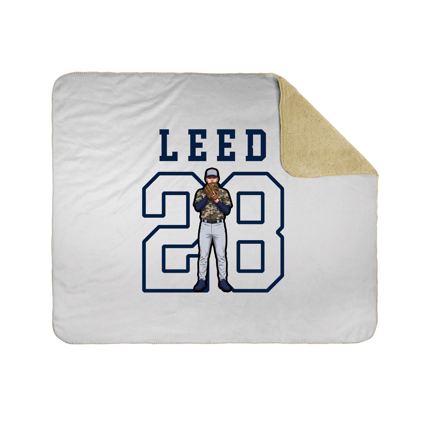 Throw Blanket — Shirsey in White