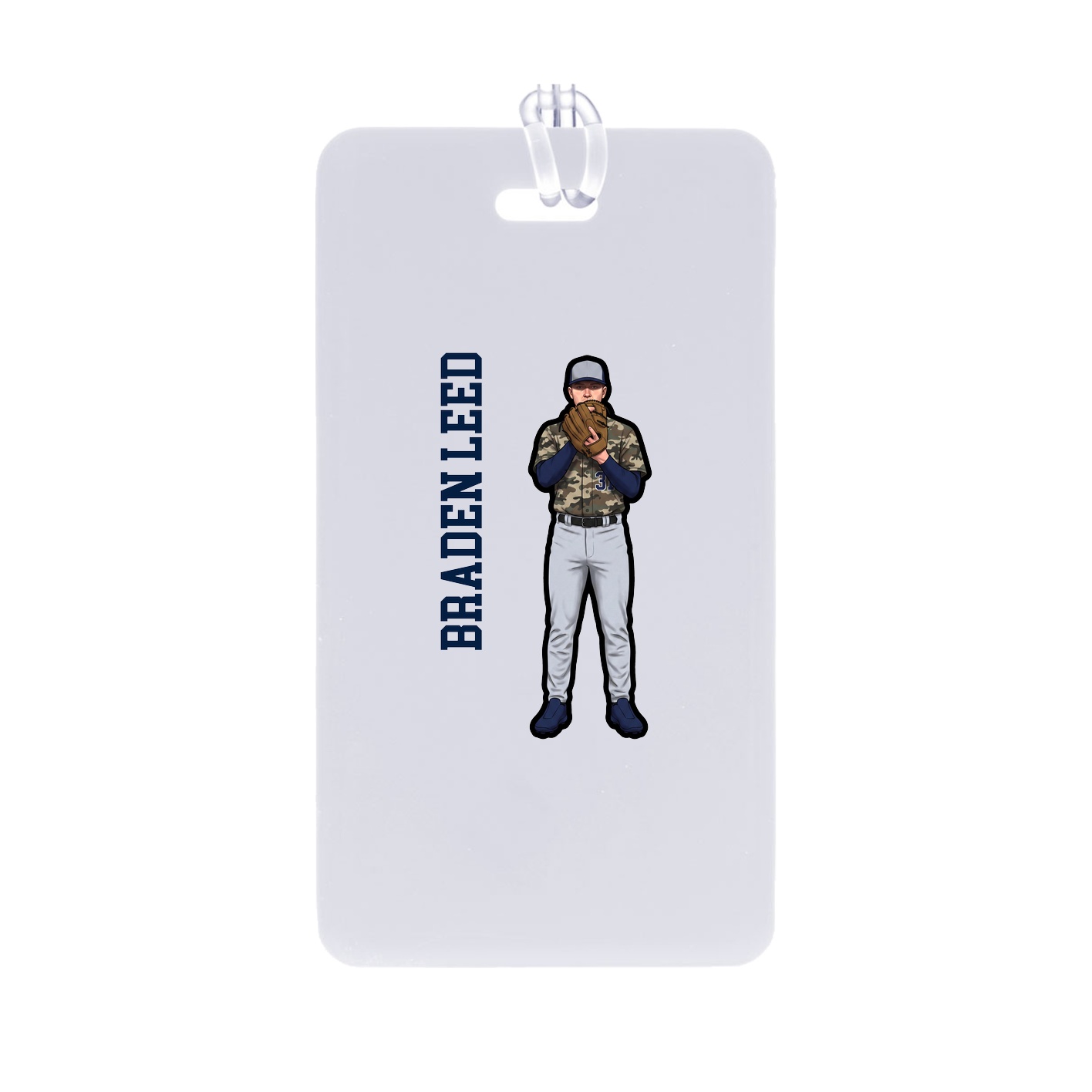 Bag Tag — Name Vertical in Classic