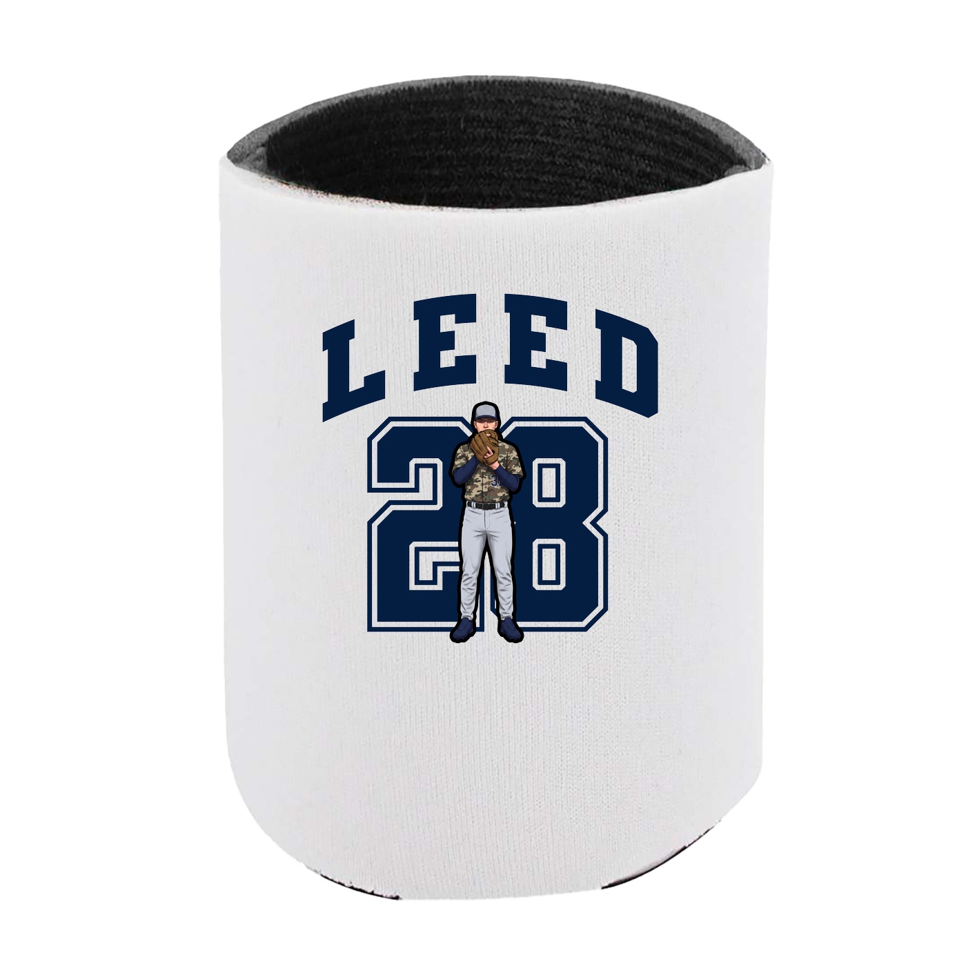 Can Holder — Number in White