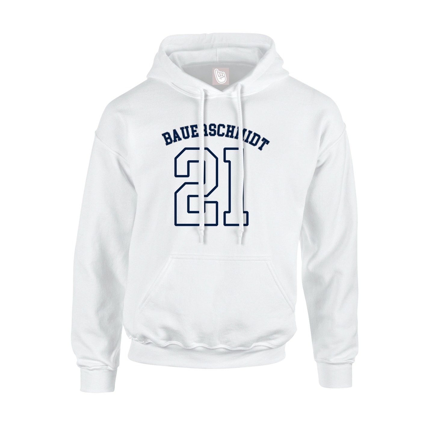 Hoodie — Shirsey Arch in White