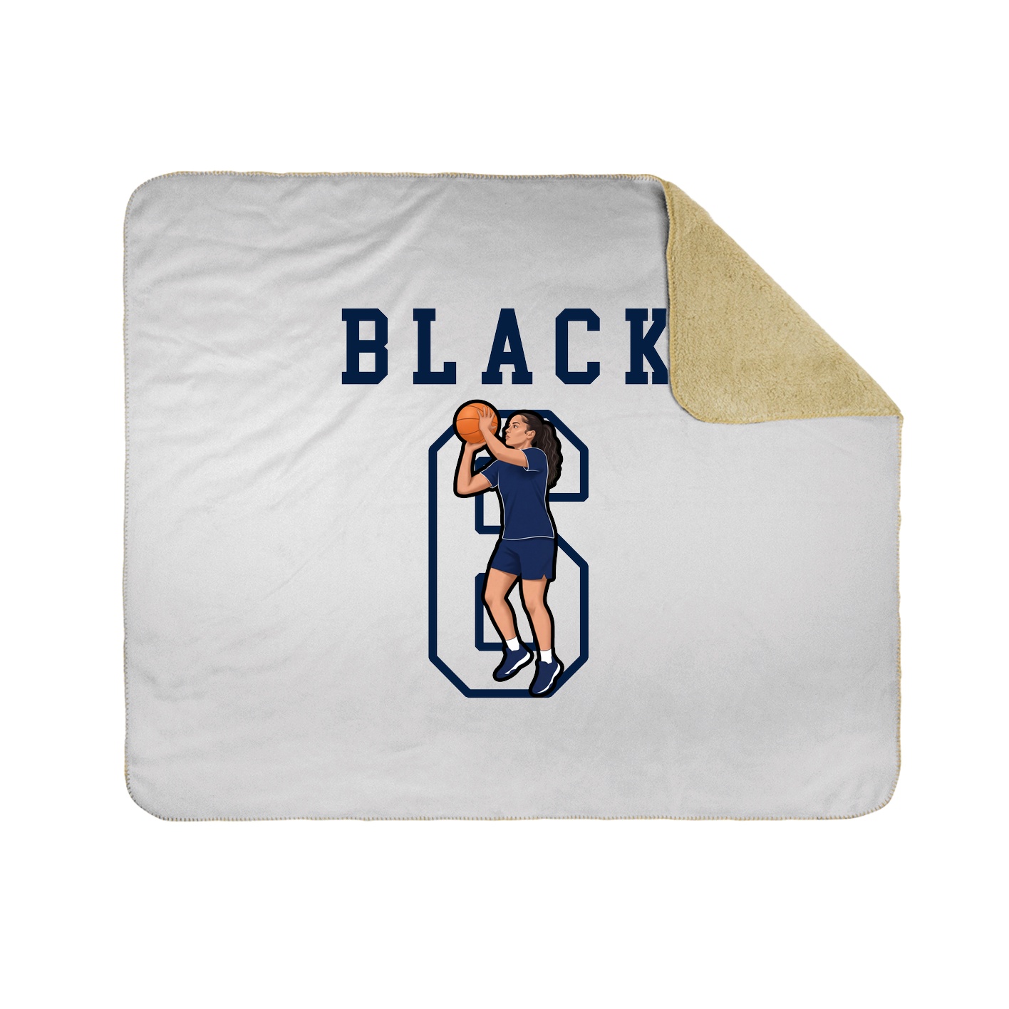 Throw Blanket — Shirsey in White