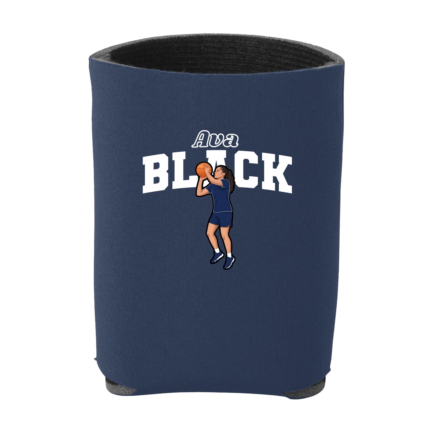 Can Holder — Name Arch in Navy
