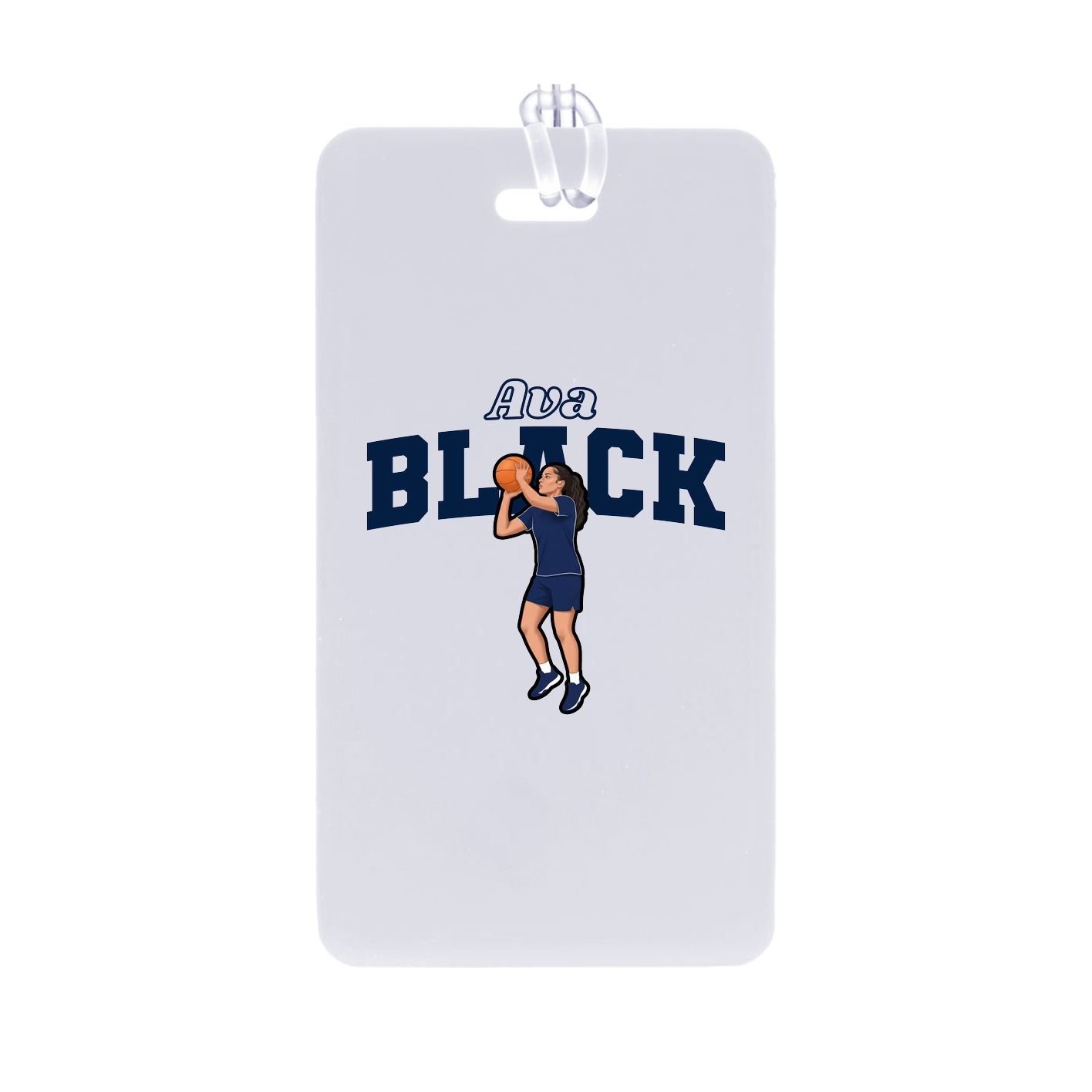 Bag Tag — Name Arch in Classic