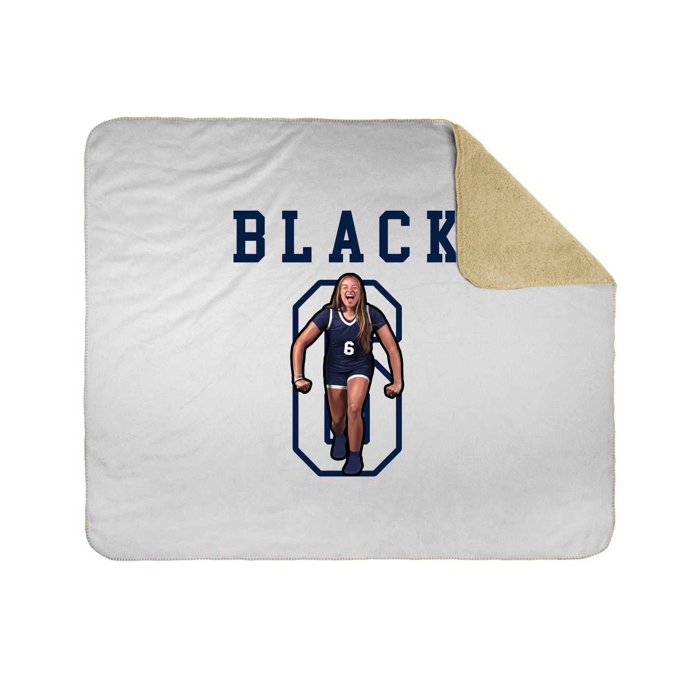 Throw Blanket — Shirsey in White