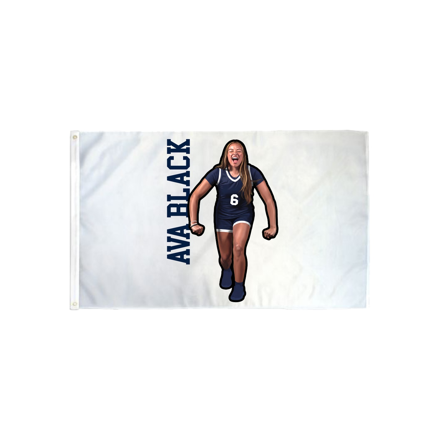 3x5 Flag — Name Vertical in Classic