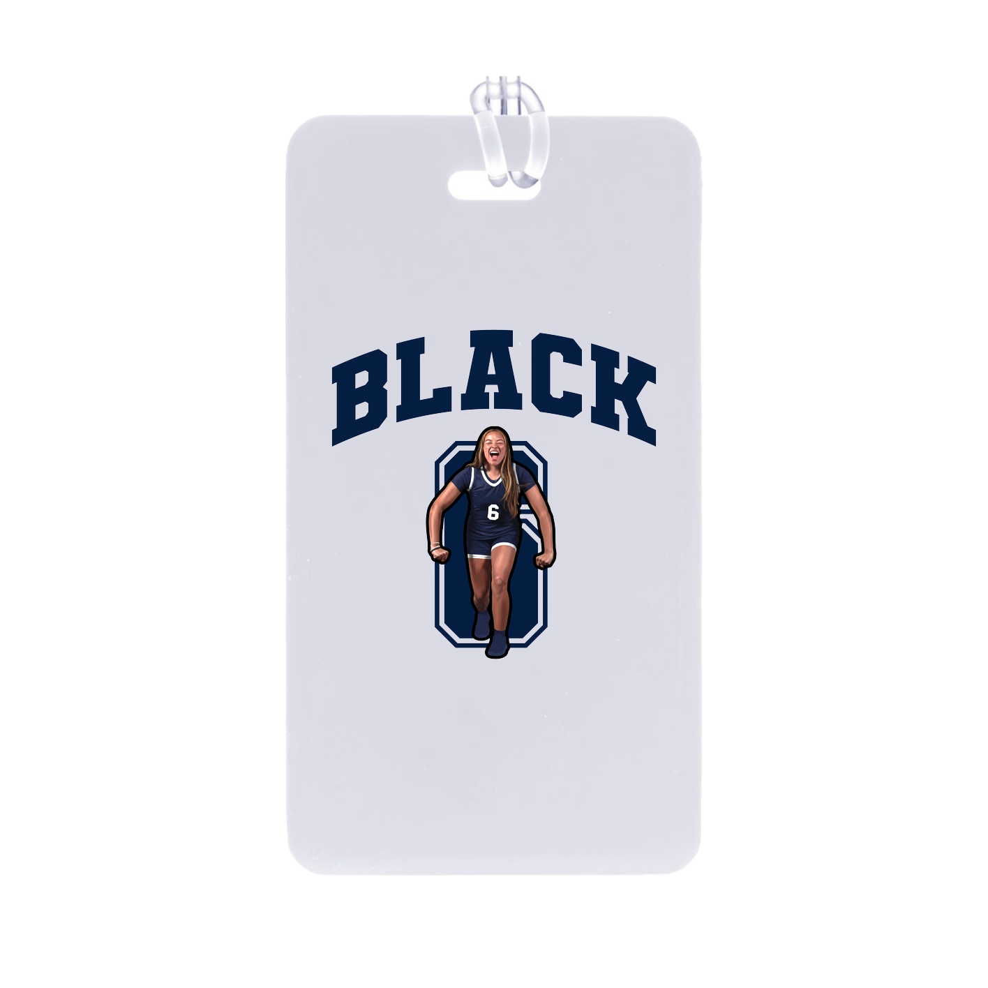 Bag Tag — Number in Classic