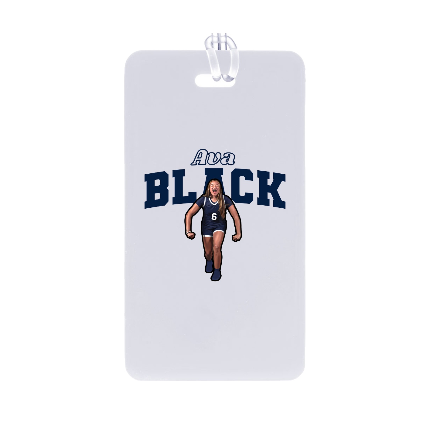 Bag Tag — Name Arch in Classic