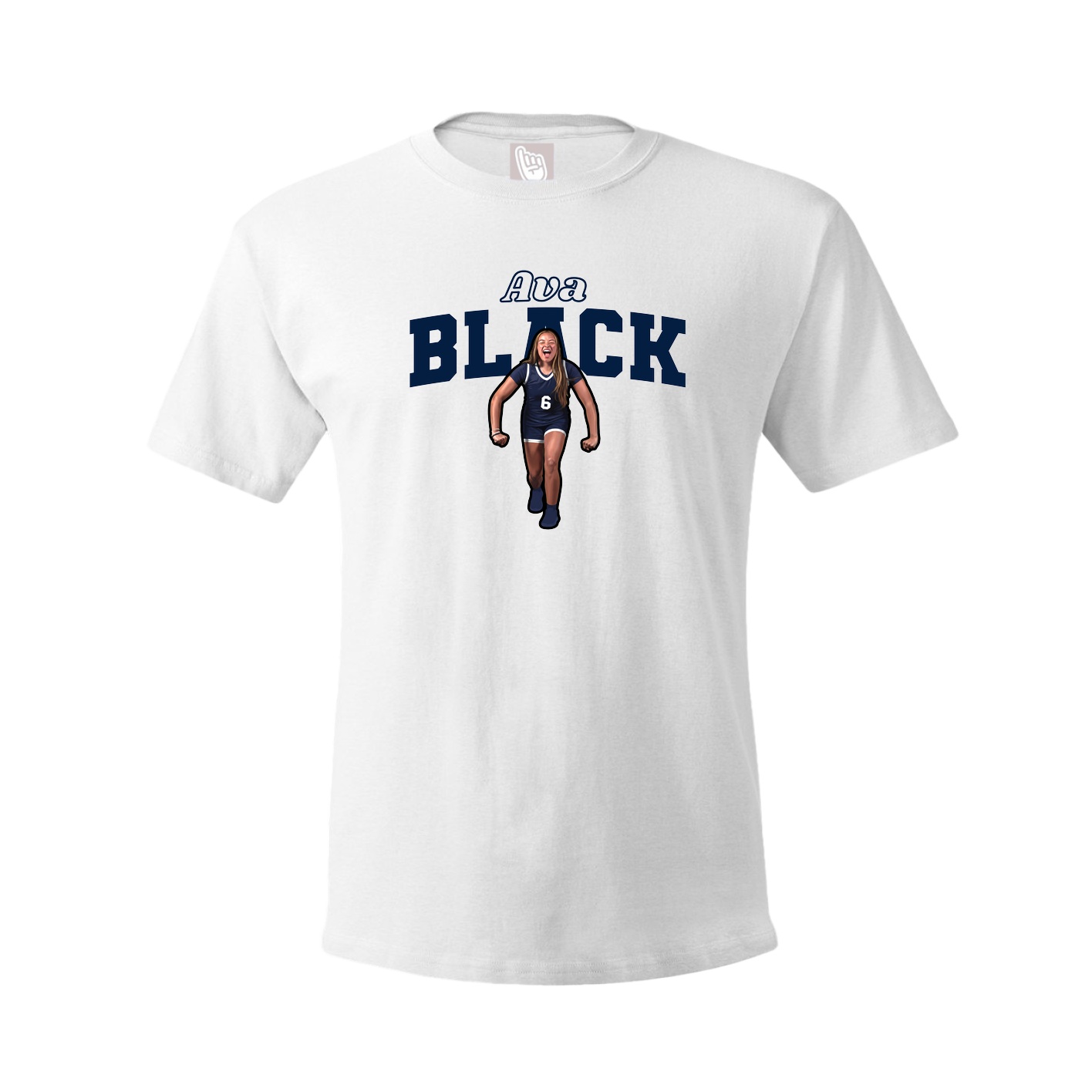 Tee — Name Arch in White