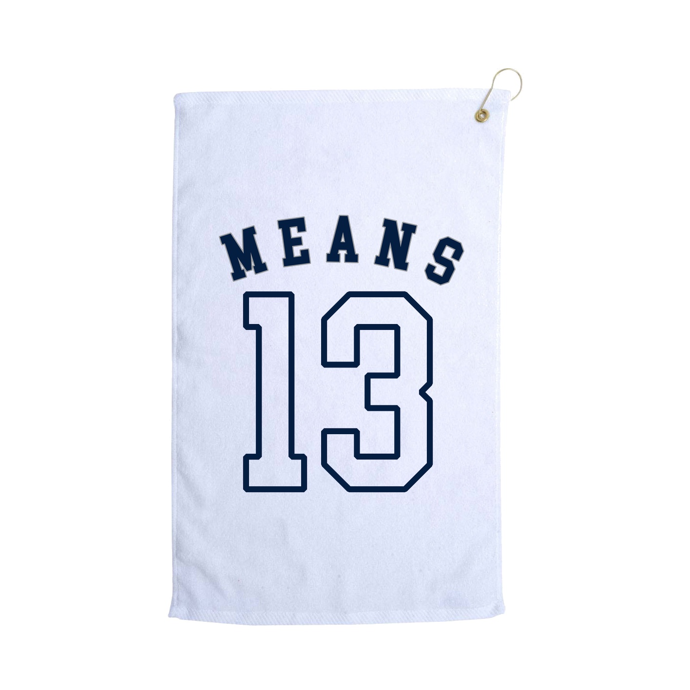 Golf Towel — Shirsey Arch in White