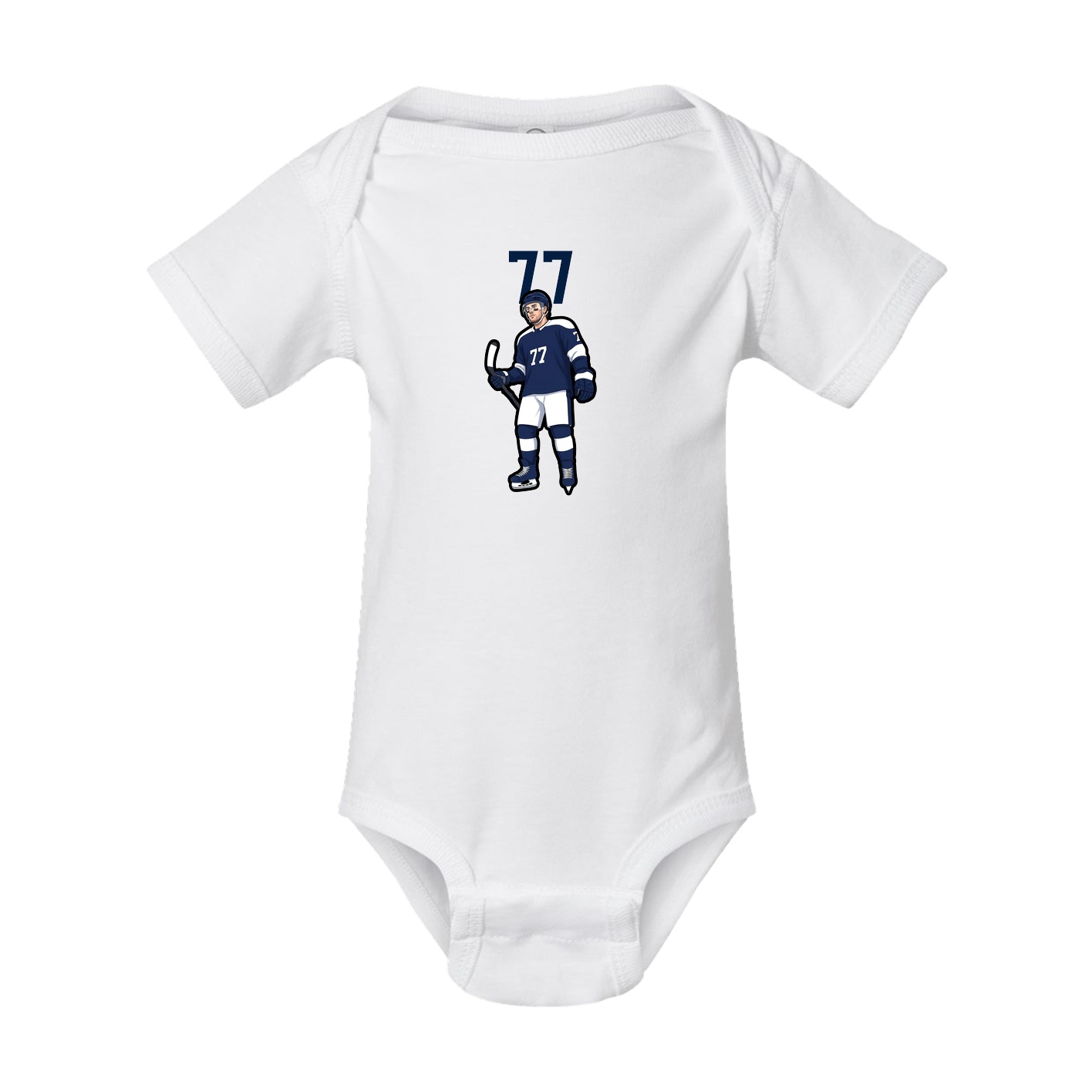 Baby Onesie — Number Top in White