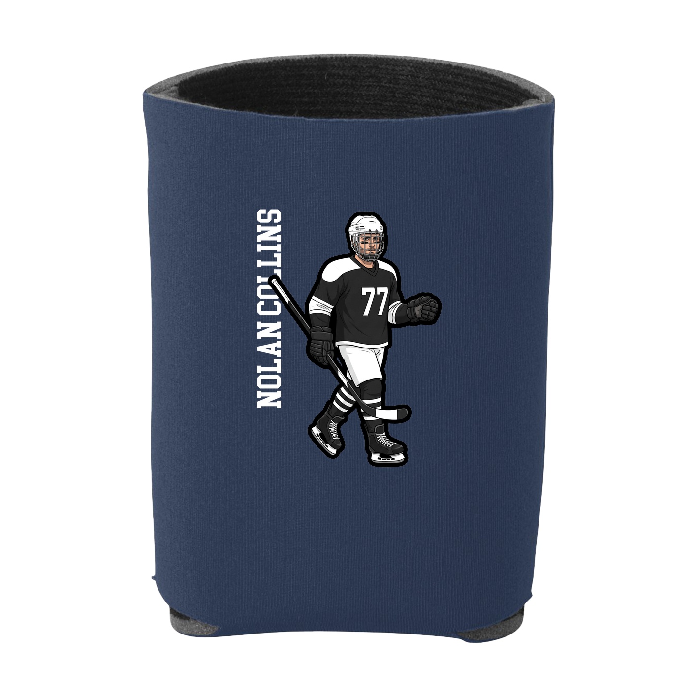 Can Holder — Name Vertical in Navy