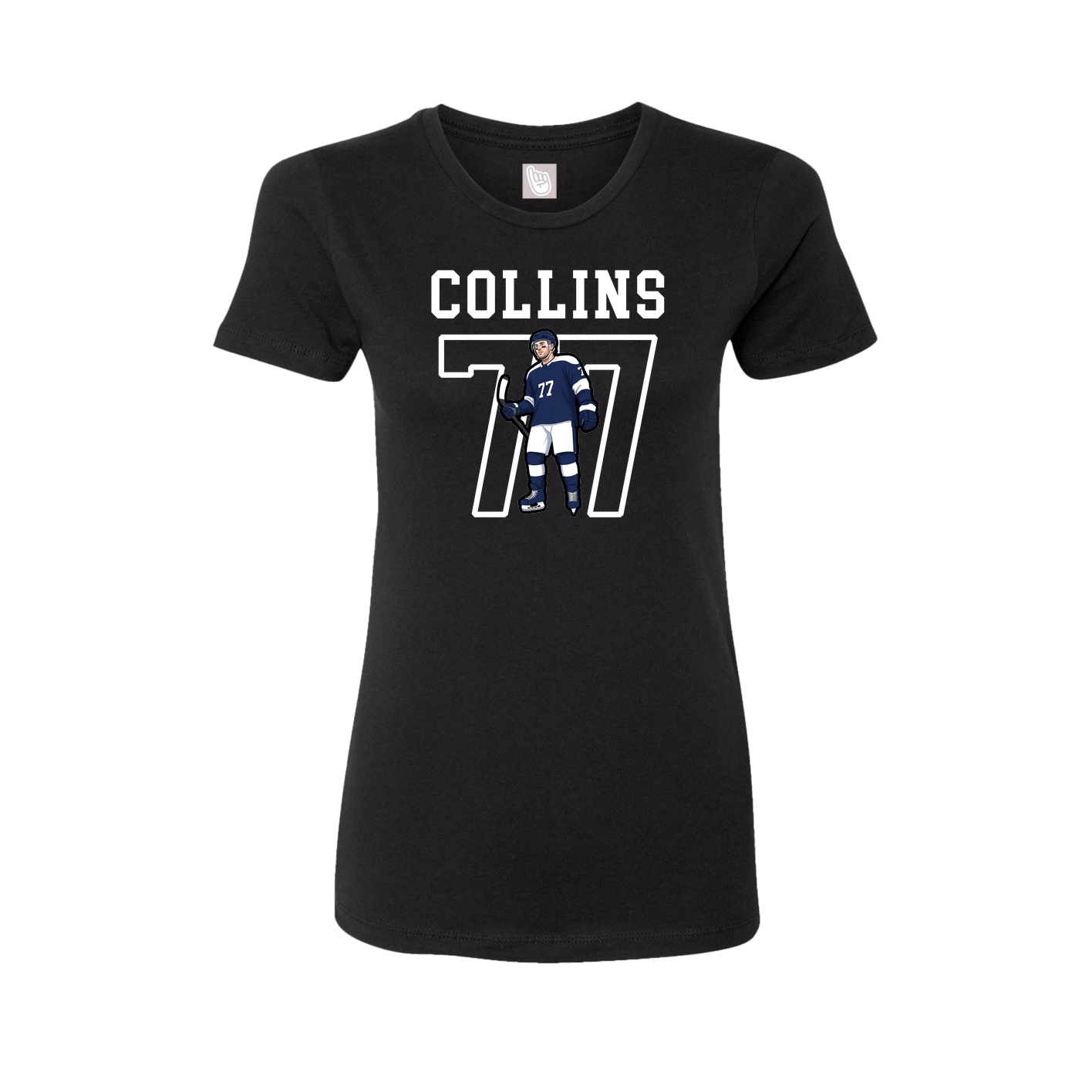 Fitted Women's Tee — Shirsey in Black