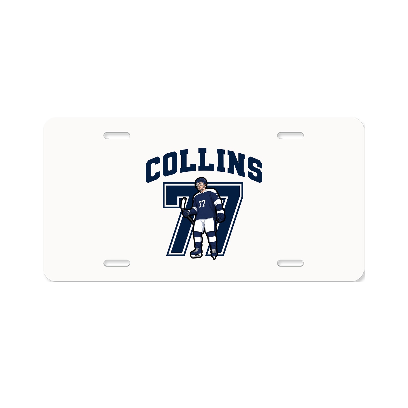 License Plate — Number in Classic
