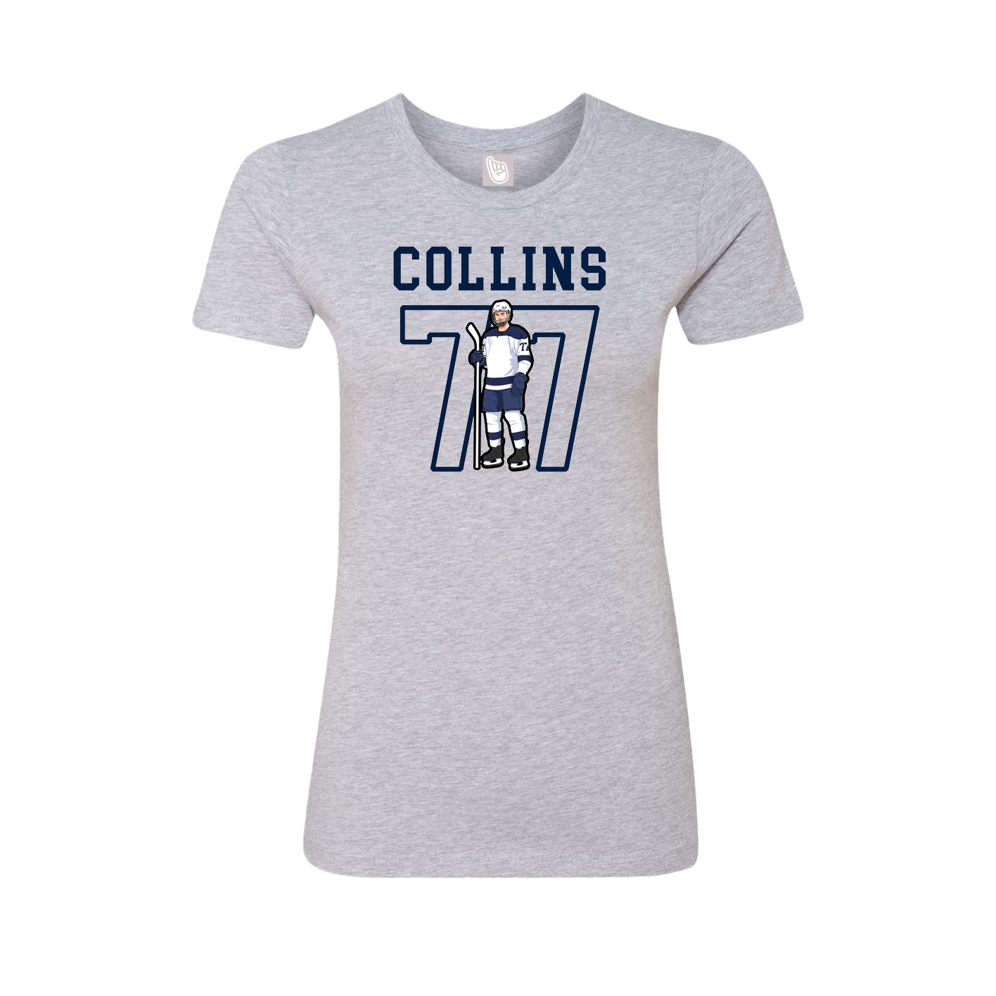 Fitted Women's Tee — Shirsey in Grey