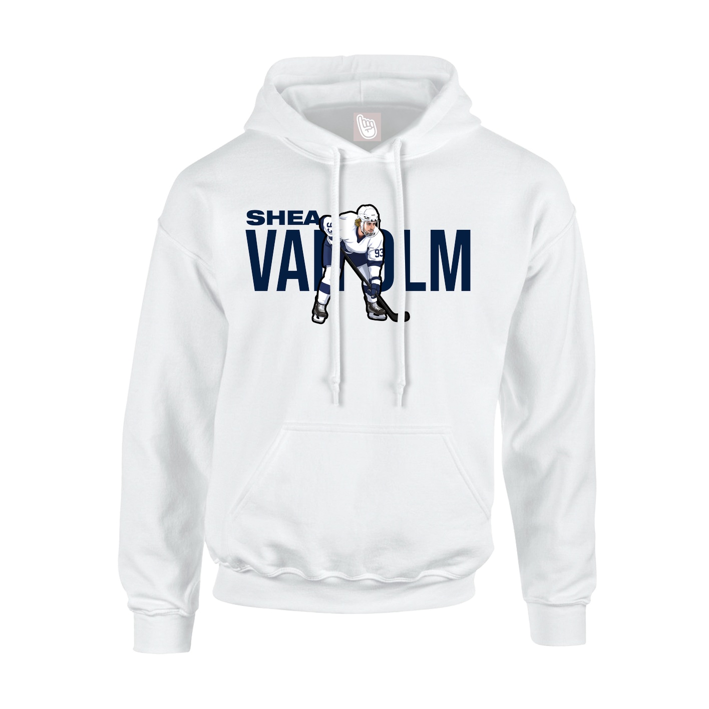 Hoodie — Player Name in White