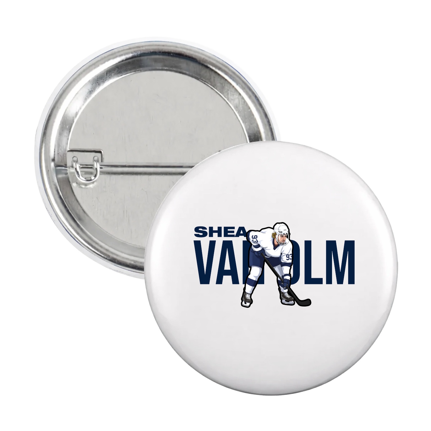 Game Day Button — Player Name in White