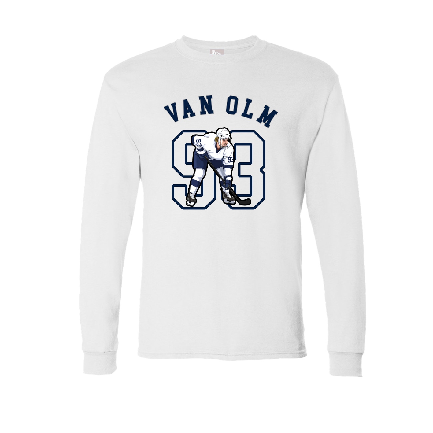 Long Sleeve Tee — Shirsey Arch in White