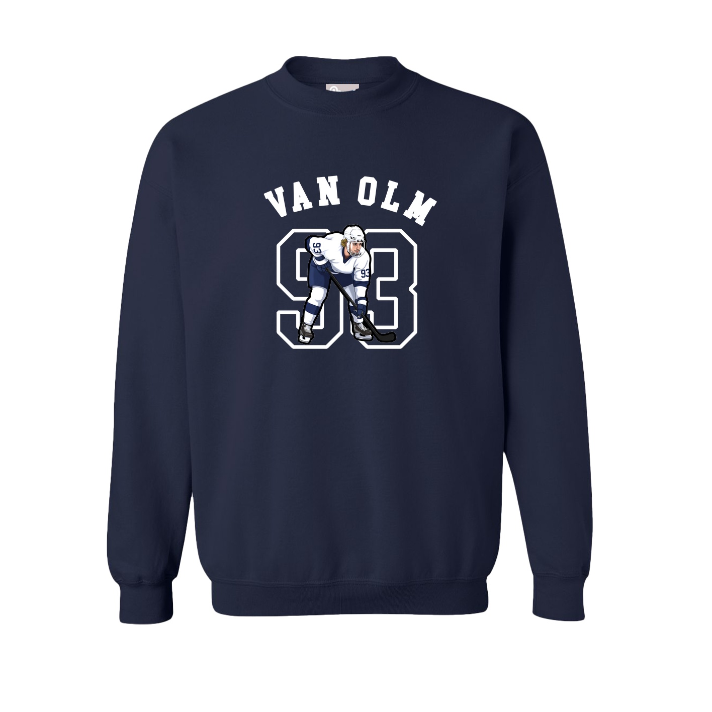 Fleece Crew — Shirsey Arch in Navy
