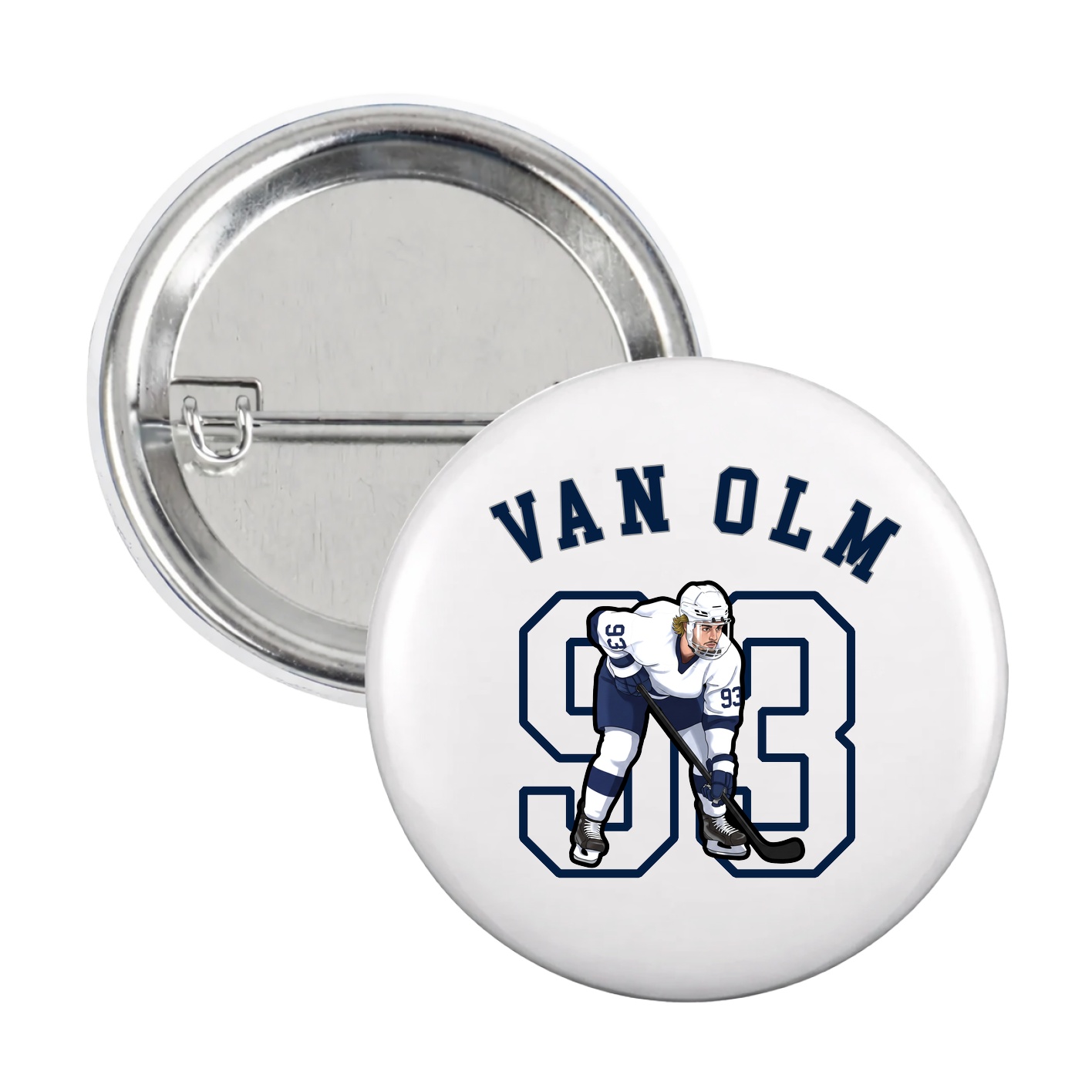 Game Day Button — Shirsey Arch in White