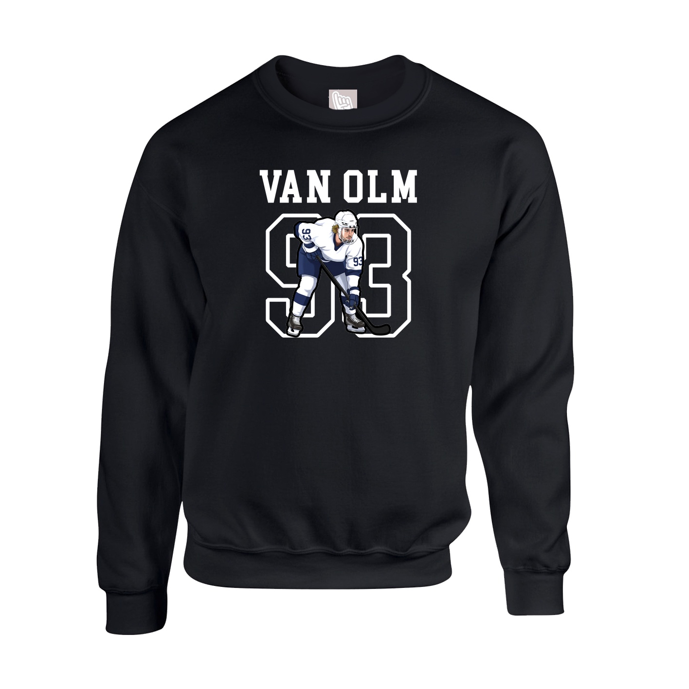 Fleece Crew — Shirsey in Black