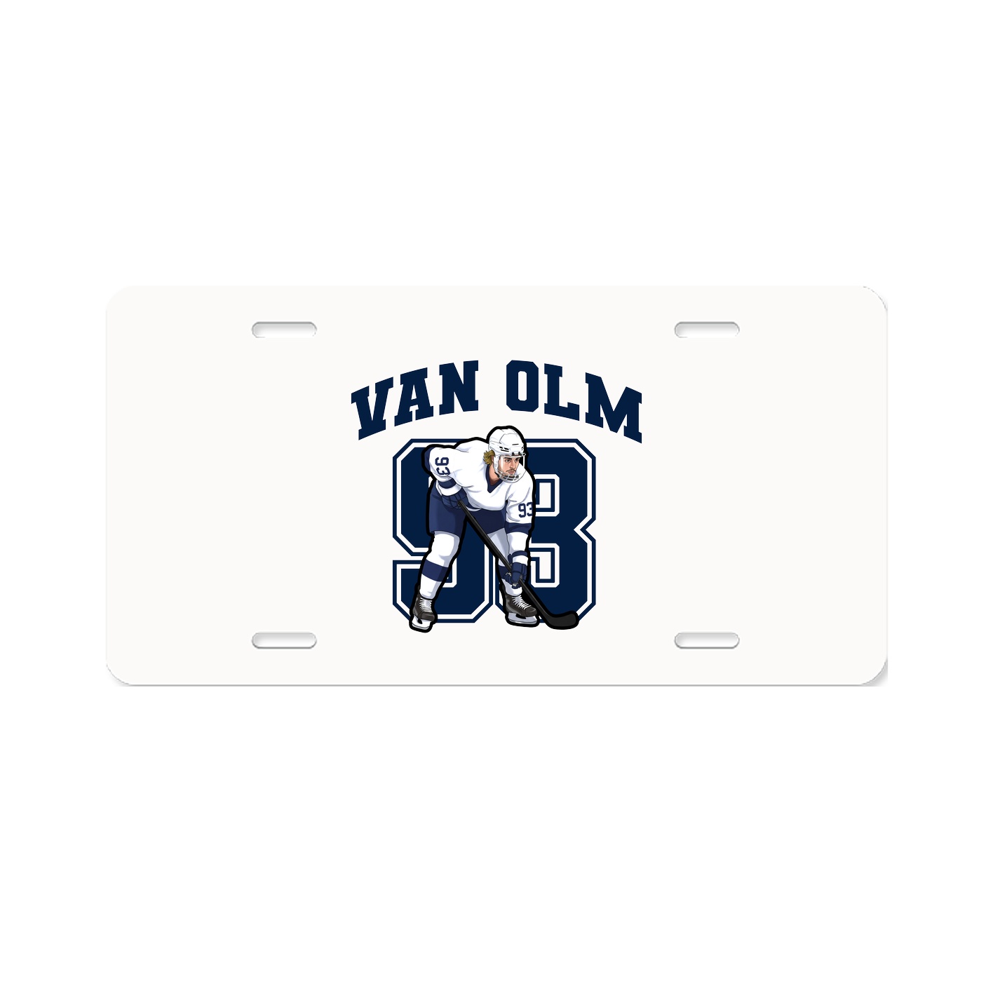 License Plate — Number in Classic