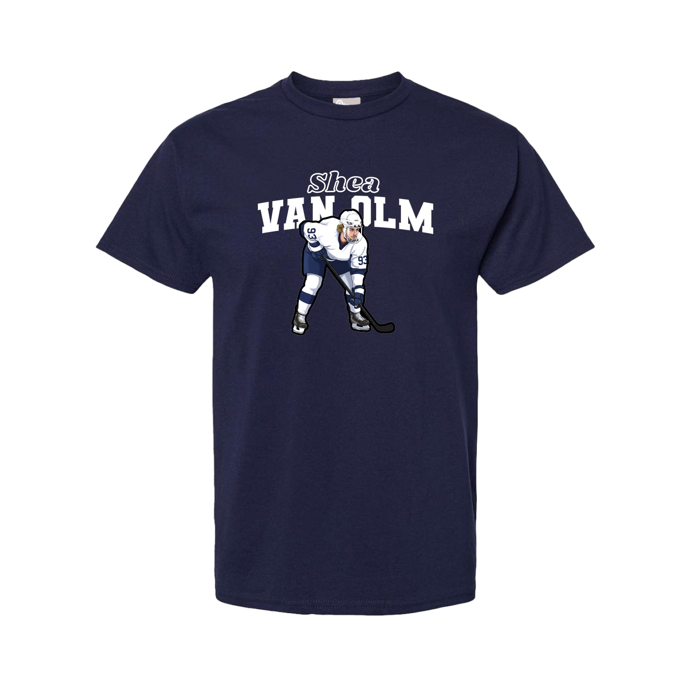 Youth Tee — Name Arch in Navy