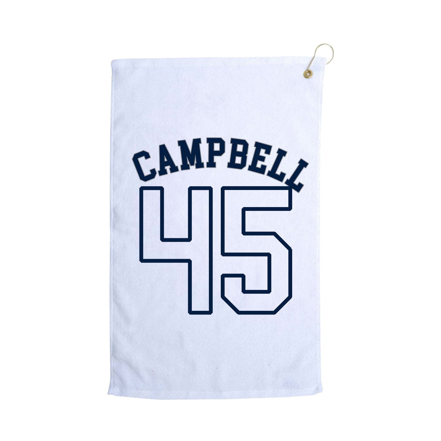 Golf Towel — Shirsey Arch in White