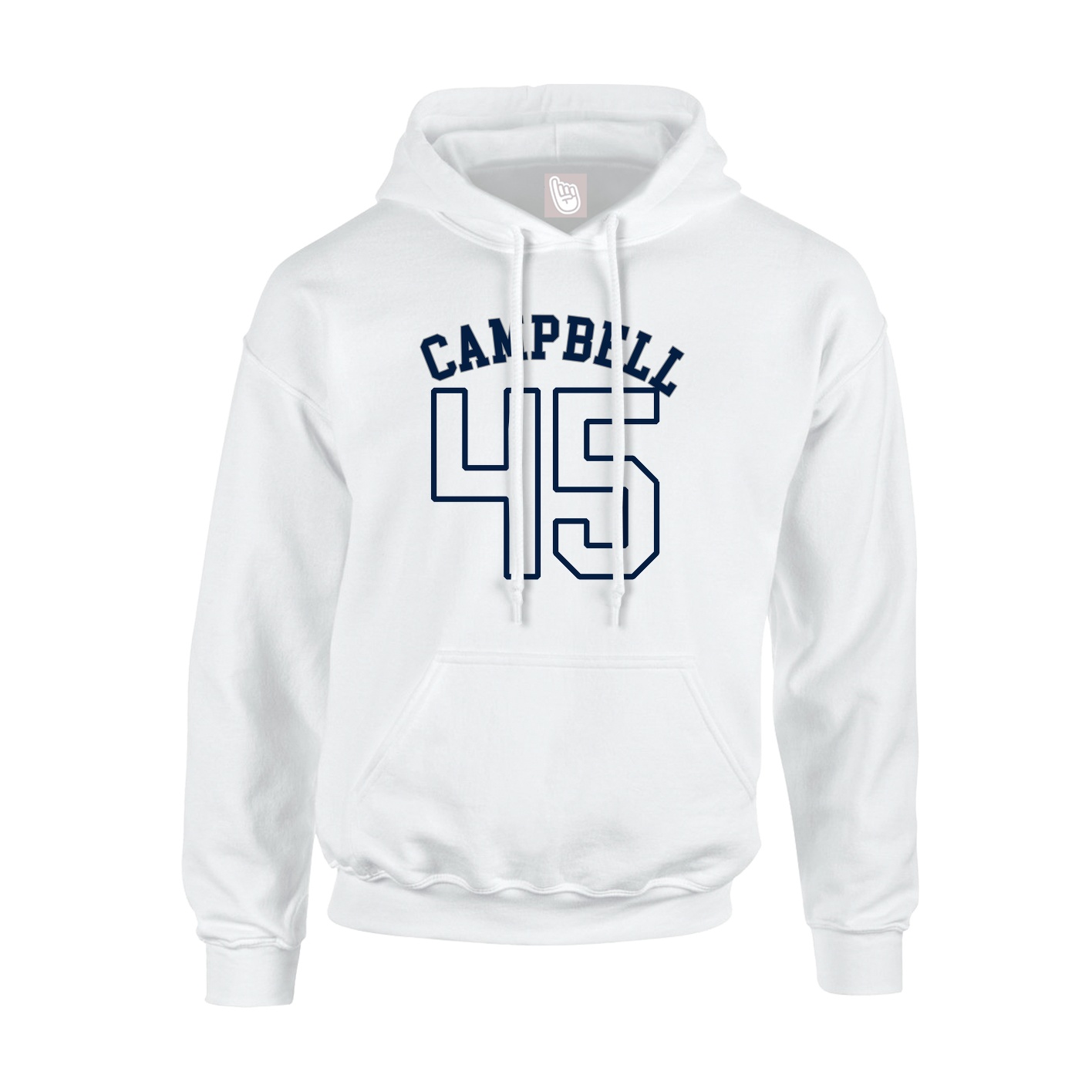 Hoodie — Shirsey Arch in White