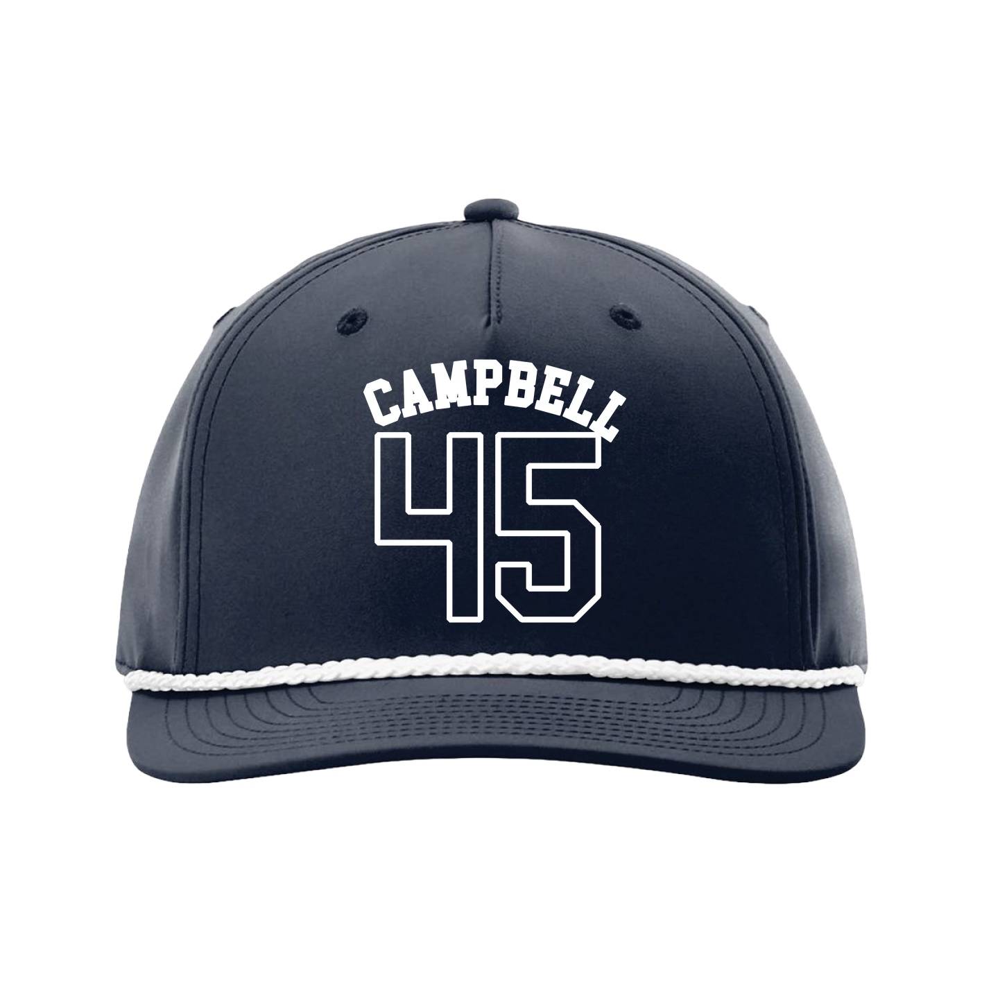 Five-Panel Classic Rope Cap — Shirsey Arch in Navy