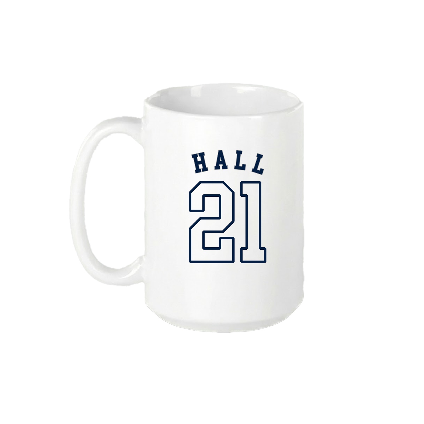 15oz Coffee Mug — Shirsey Arch in White