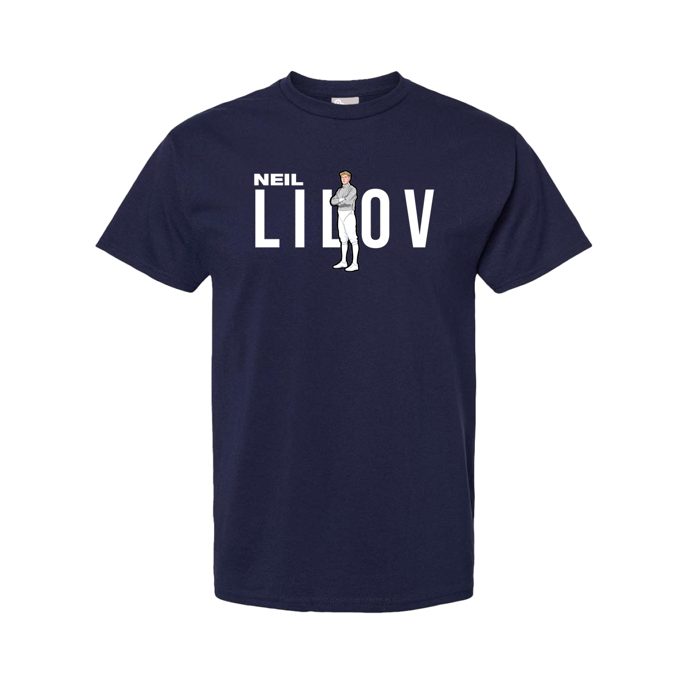 Youth Tee — Player Name in Navy
