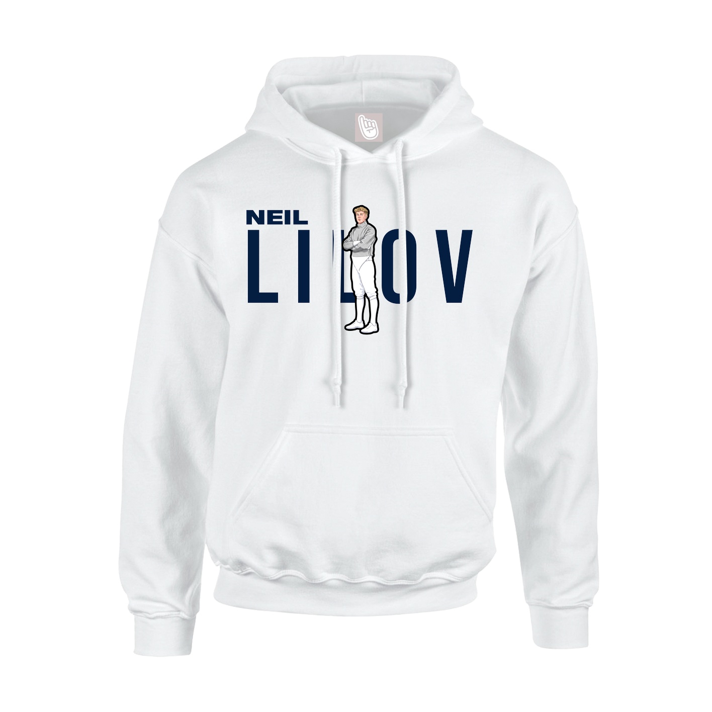 Youth Hoodie — Player Name in White