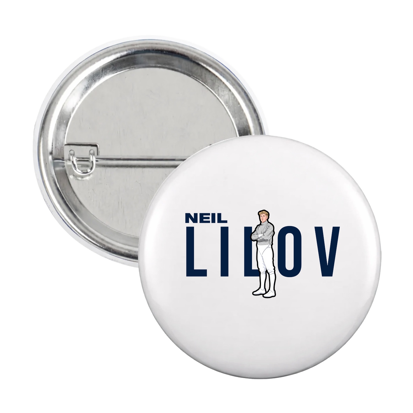Game Day Button — Player Name in White
