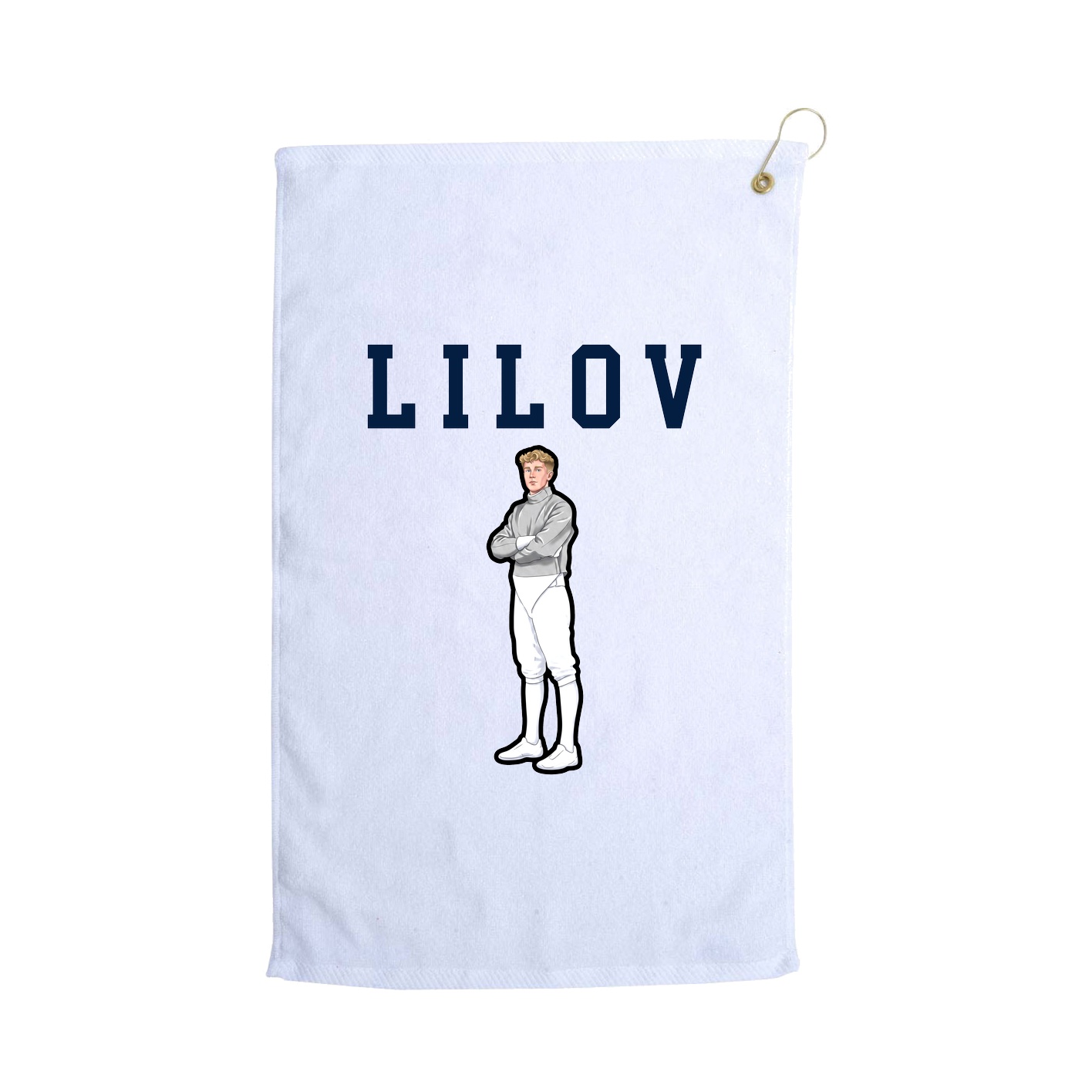 Golf Towel — Shirsey in White