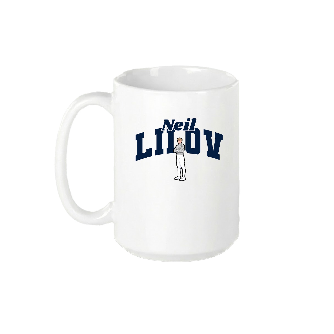 15oz Coffee Mug — Signature Arch in White