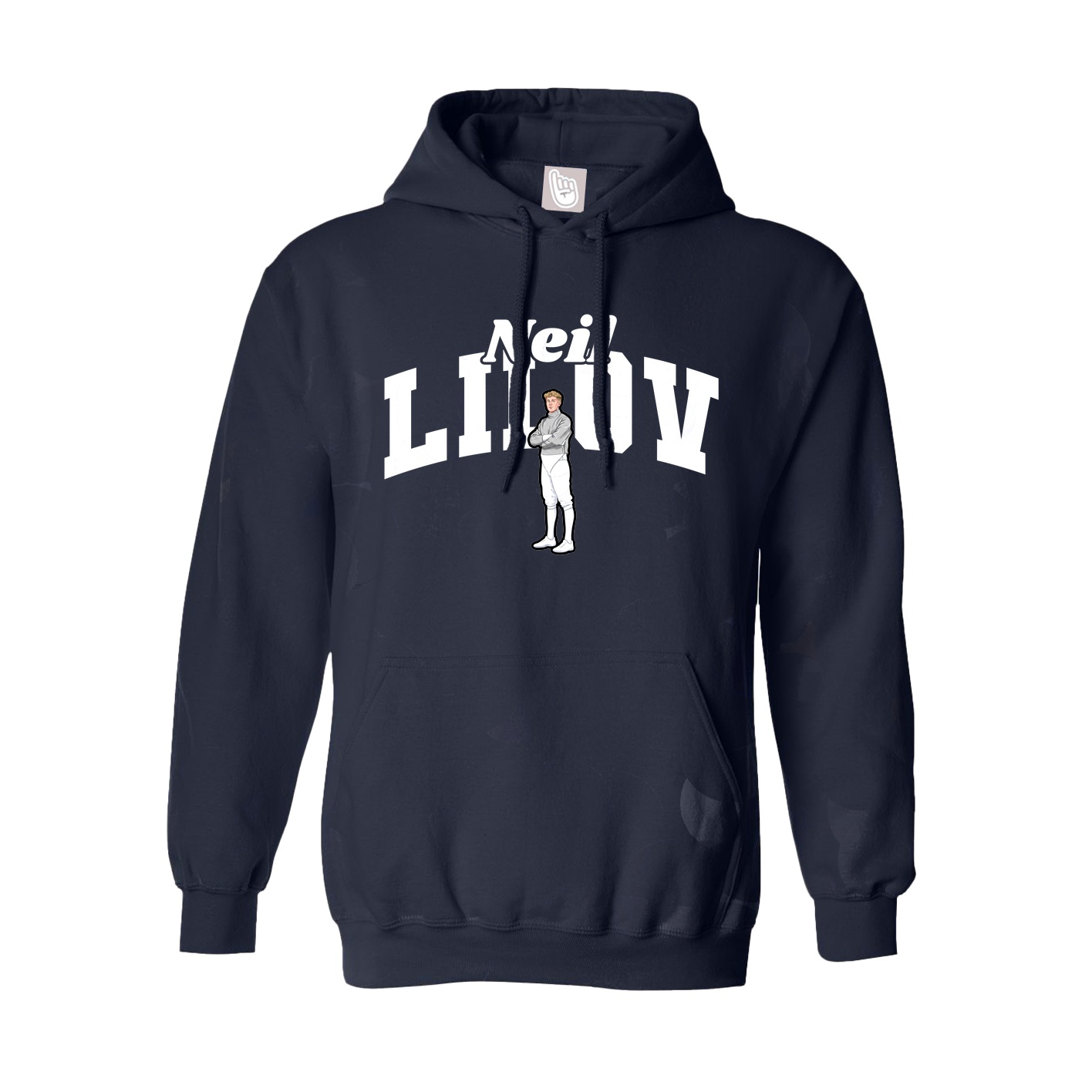 Hoodie — Signature Arch in Navy