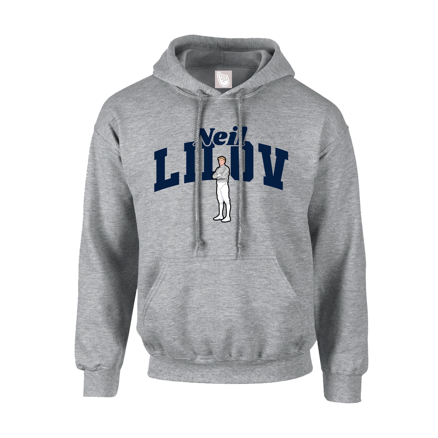 Hoodie — Signature Arch in Grey