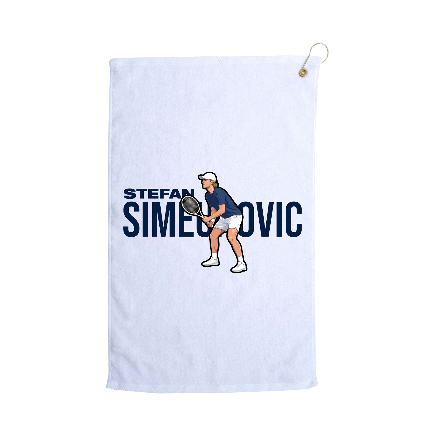 Golf Towel — Player Name in White