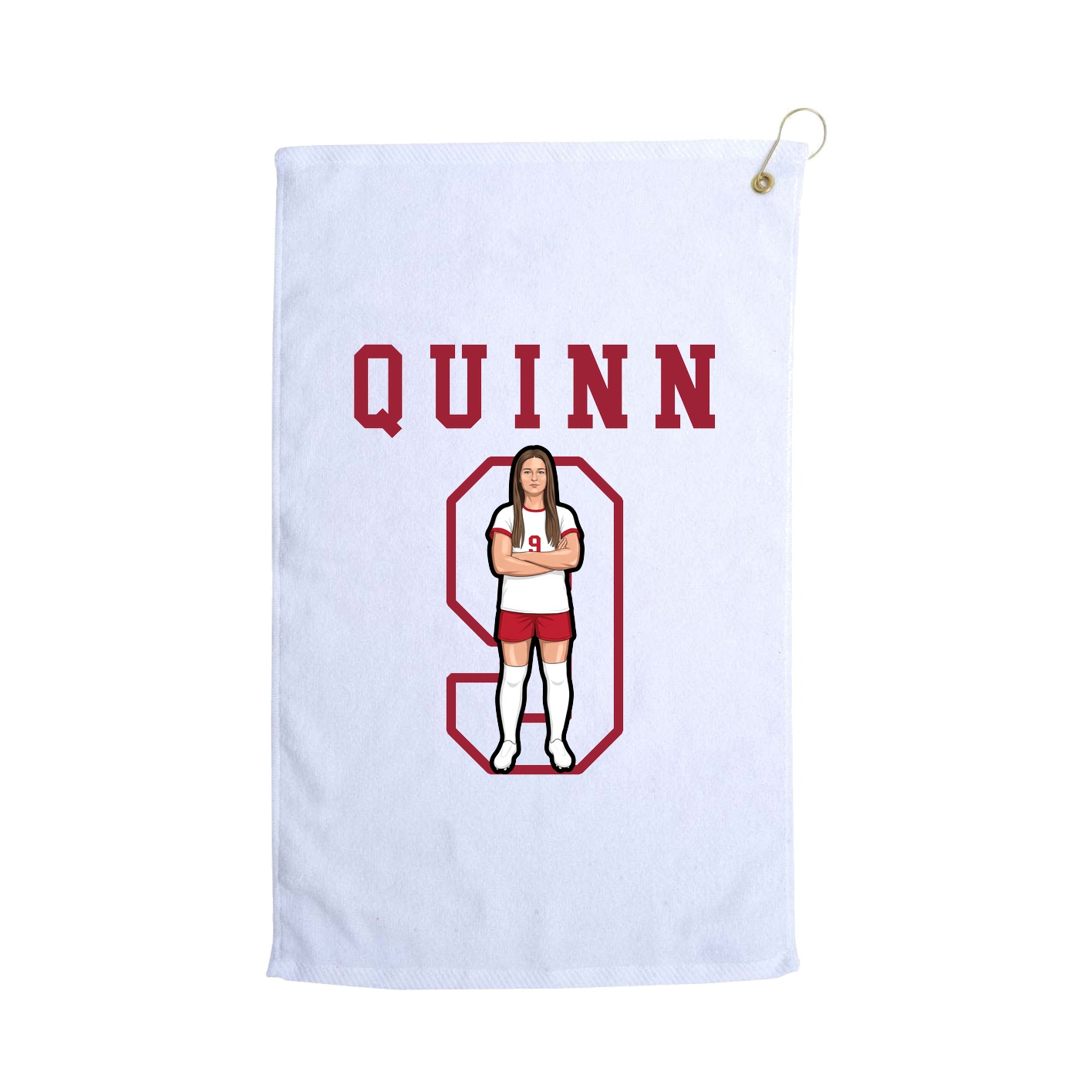 Golf Towel — Shirsey in White