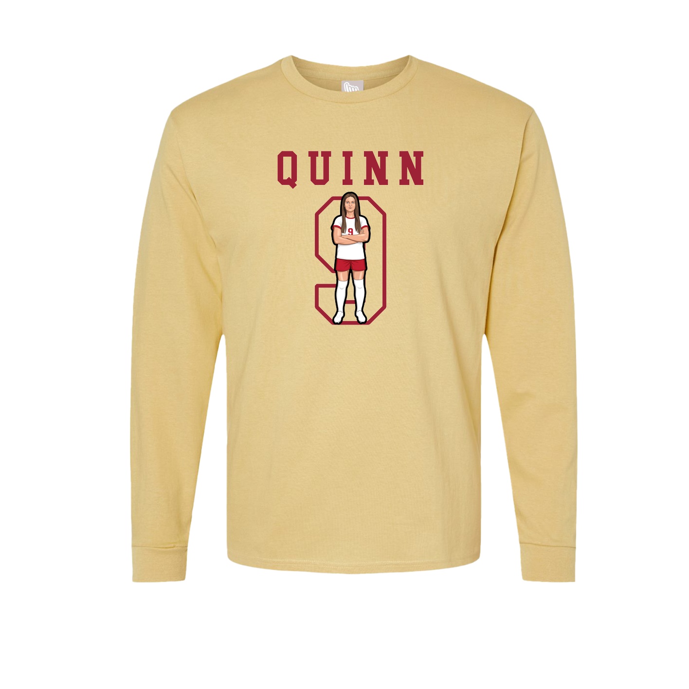 Long Sleeve Tee — Shirsey in Vegas Gold