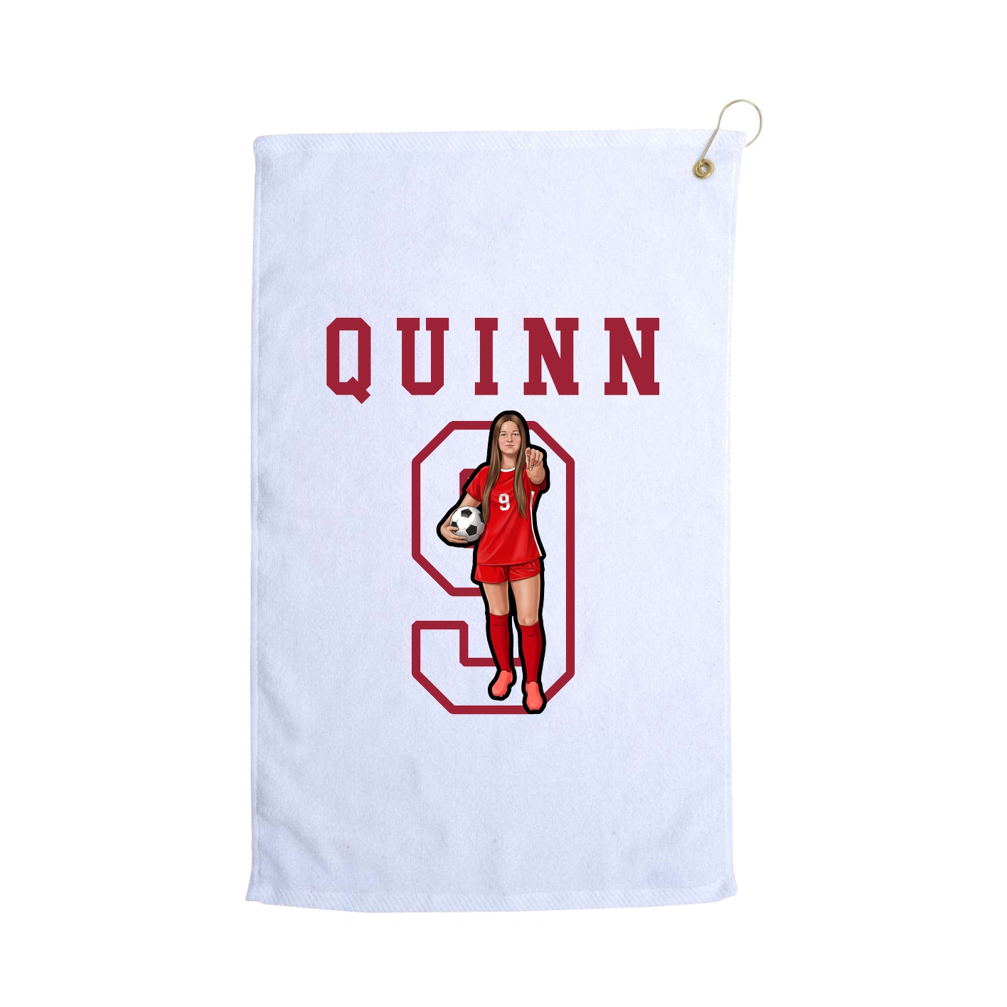 Golf Towel — Shirsey in White